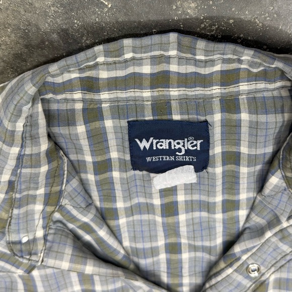 Wrangler Vintage Brushpopper Pearl Snap Western Shirt - Picture 5 of 9